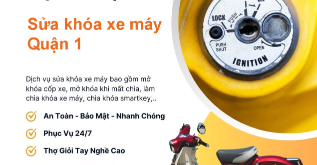 Dịch Vụ Sửa Khóa Xe Máy Tại Quận 1 - Sửa Khóa Đức Lộc: Uy Tín, Chuyên Nghiệp, Tận Tâm